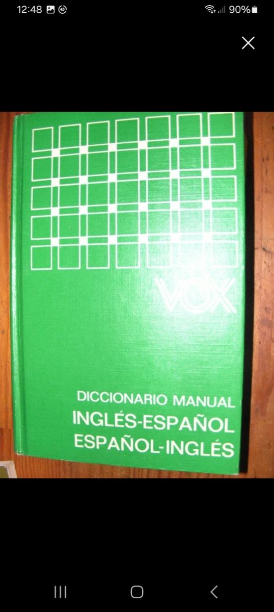 Diccionario ingles/españoñ