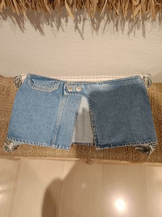PULL&BEAR: Cinturón - Falda Vaquera