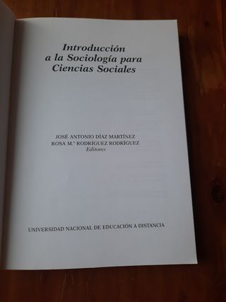 Libro UNED Introducción a la sociología para cienc