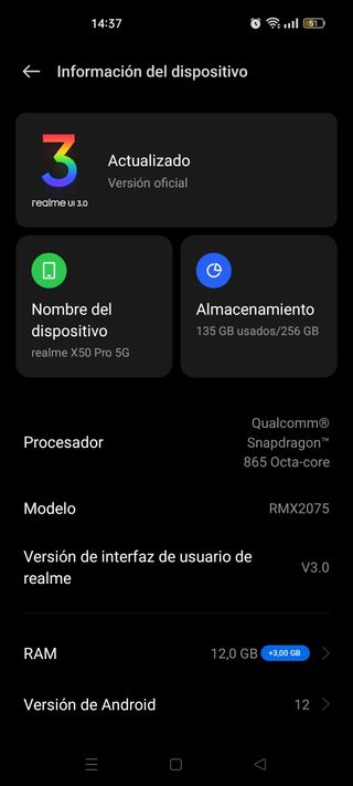 Oppo Realme X50 PRO 5G - 12/256GB