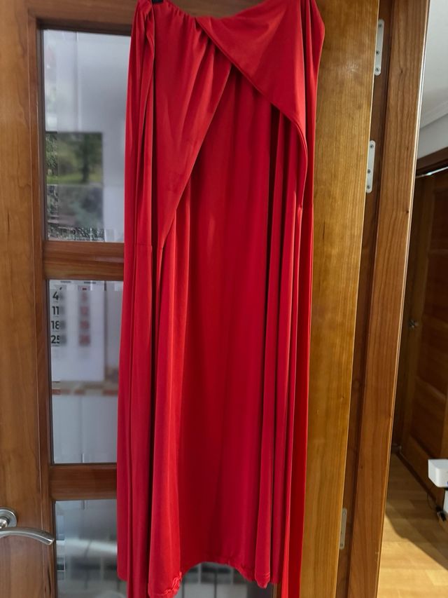 Vestido rojo multi posición