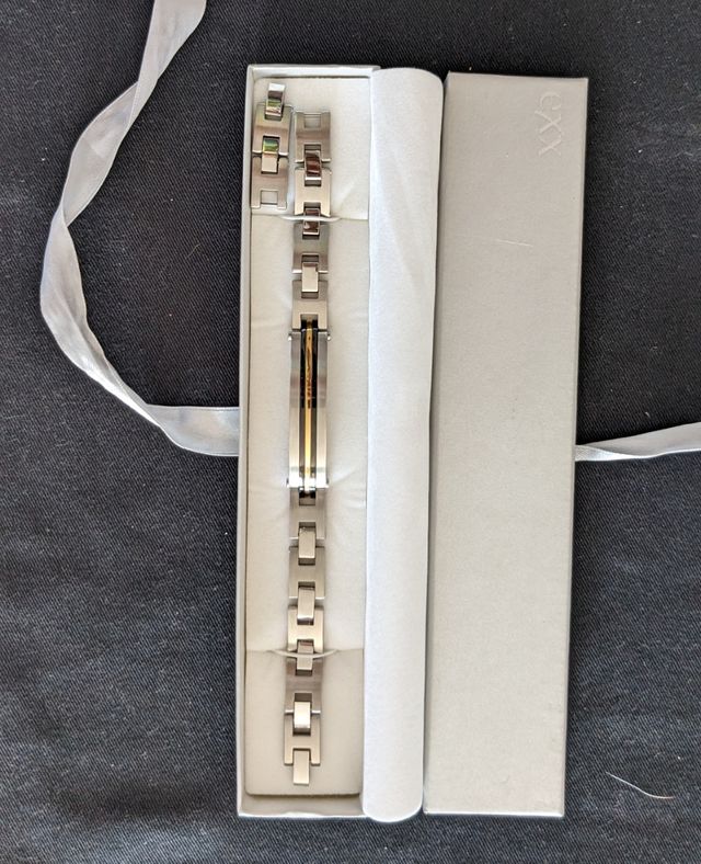 Bracciale acciaio uomo