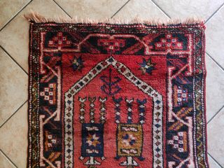 Tappeto persiano rosso 140x74