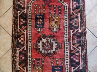 Tappeto persiano rosso 140x74