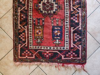 Tappeto persiano rosso 140x74