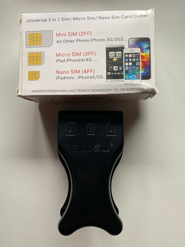 Cortador de tarjetas sim