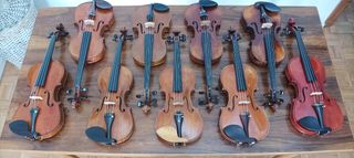 Violines antiguos desde 1830 en adelante.