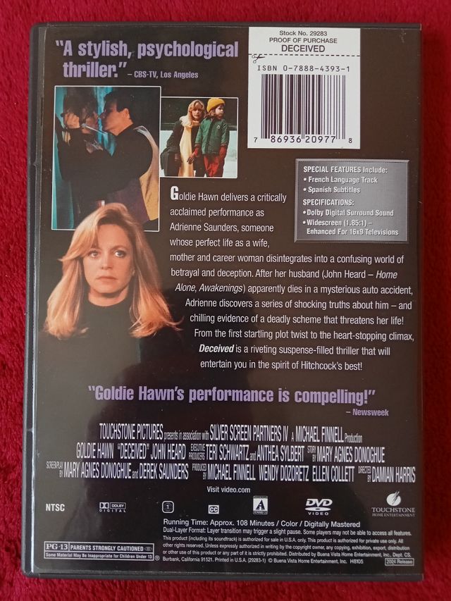 "Engañada" en DVD