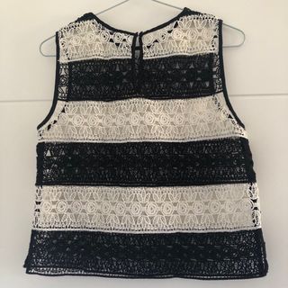Zara top crochet