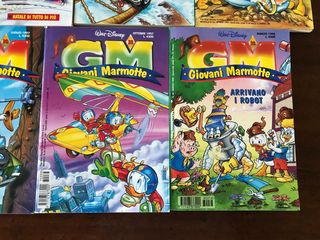 9 fumetti Giovani Marmotte