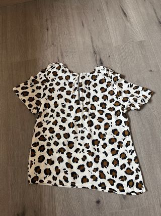 Camisa leopardo zara