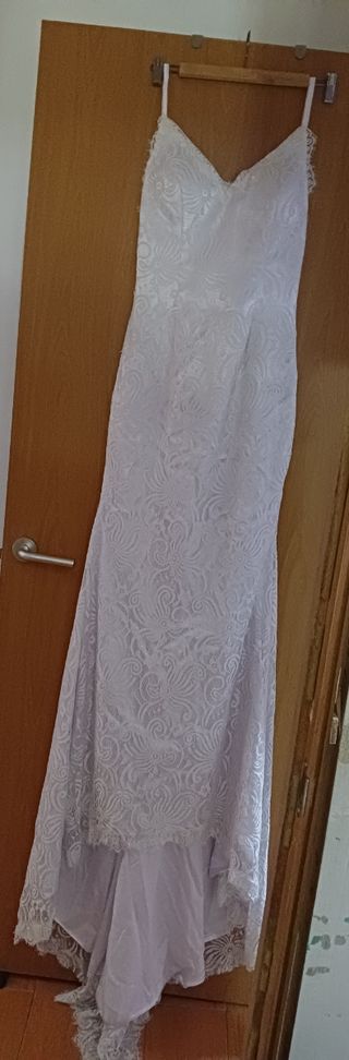 Vestido de novia, sirena de encaje
