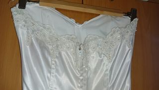 Vestido de novia, corte princesa corazon