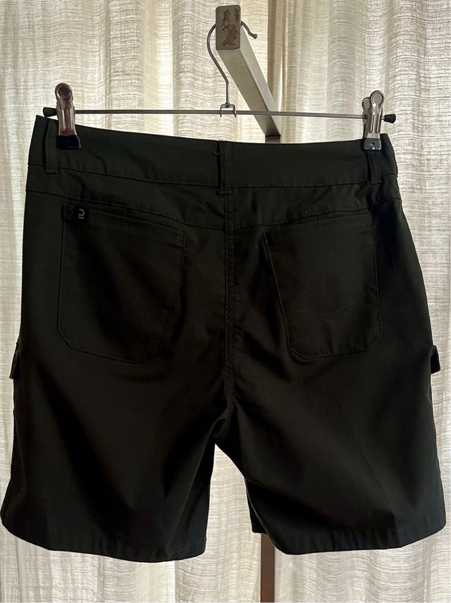 Shorts trekking Khaki mujer Forclaz T-36