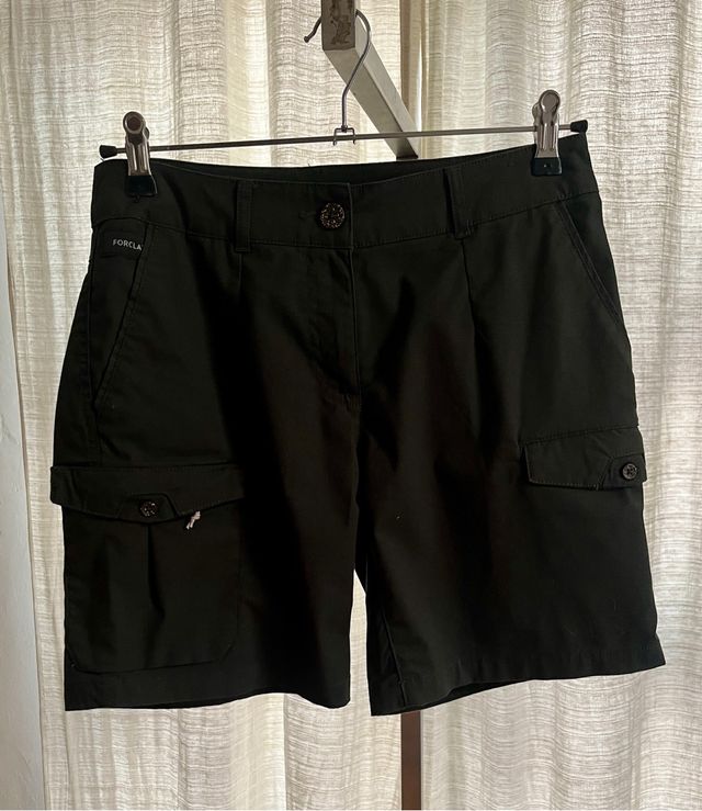 Shorts trekking Khaki mujer Forclaz T-36