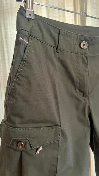Shorts trekking Khaki mujer Forclaz T-36