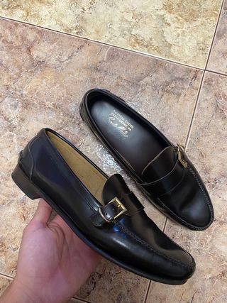 Mocasines Castellano piel tacon hombre 
