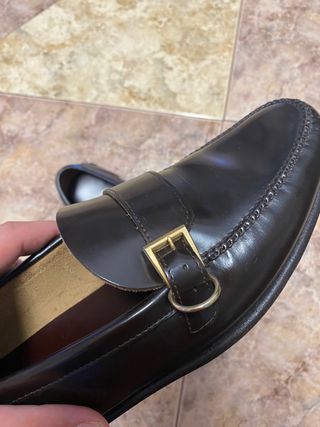 Mocasines Castellano piel tacon hombre 