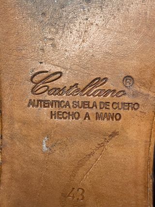 Mocasines Castellano piel tacon hombre 