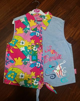 Pantalone canotta Barbie taglia 12 anni