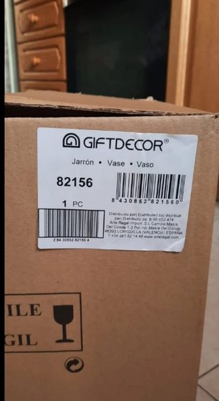 Jarrón cristal nuevo