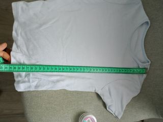 Camiseta básica Bershka azul clarito