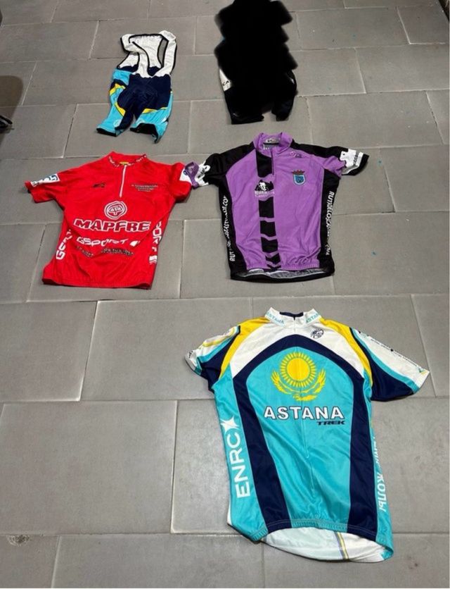Lote de trajes de bicicleta