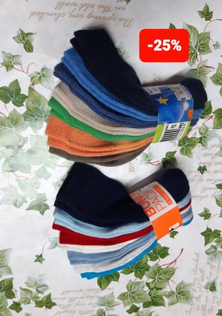 14 pares de meias tamanho 0/6M (14/18)