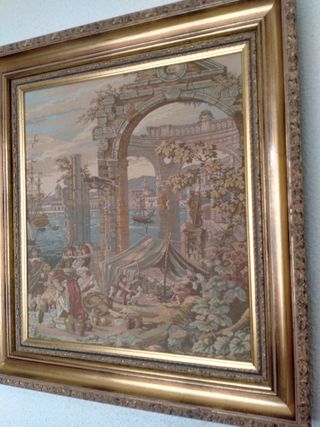 Cuadro de tapiz de hilo