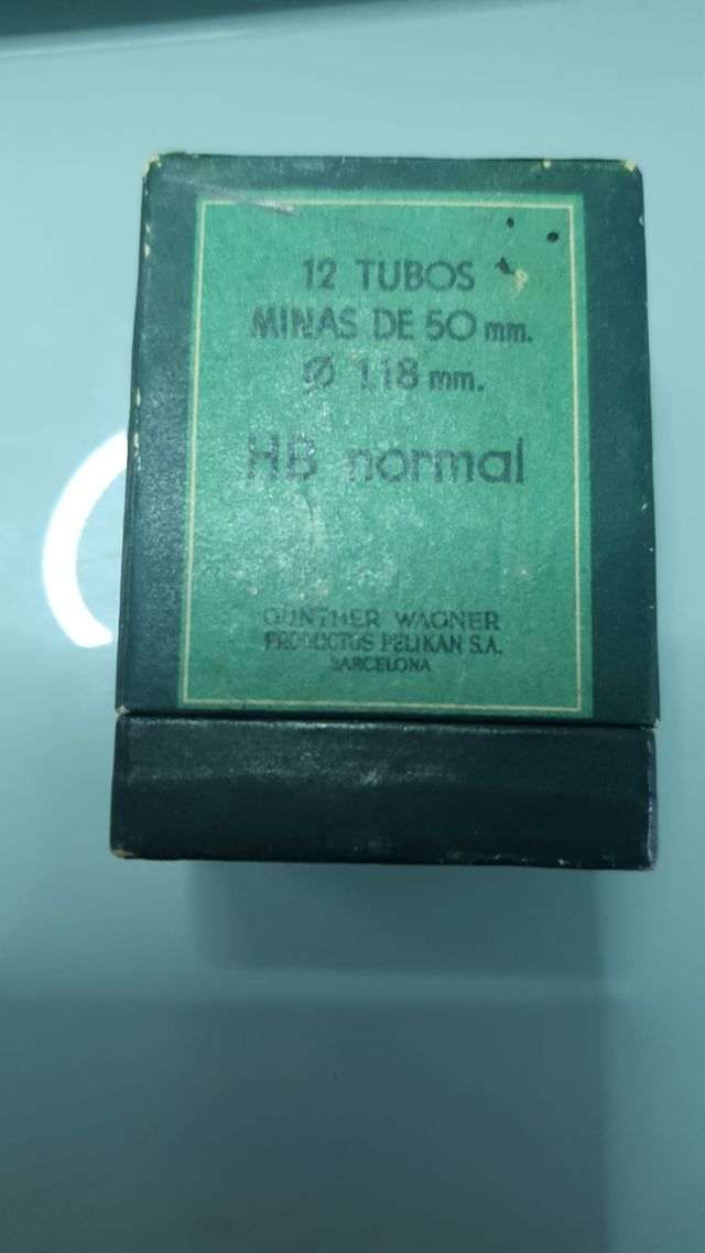 ANTIGUA CAJA DE MINAS DE GRAFITO PELIKAN