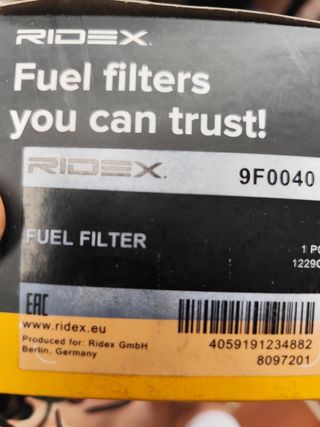 Filtro gasoil Peugeot 307 HDI