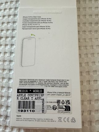 Cover magsafe iphone 15 pro trasparente