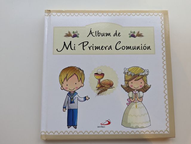 Libro de firmas primera comunión unisex