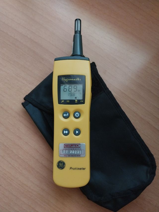 Medidor de Temperatura, Humedad y Punto de Rocío