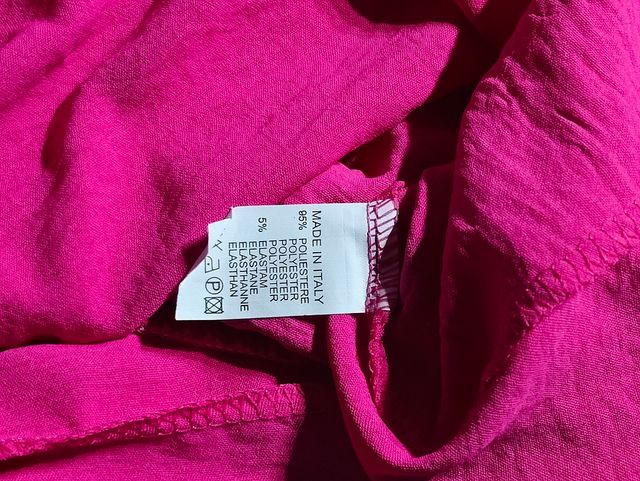 Maxi maglia fucsia donna 