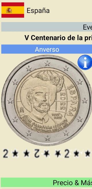 Moneda 2€ España 2022