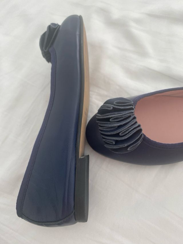 Bailarinas cremades azul marino 37 SIN ESTRENAR