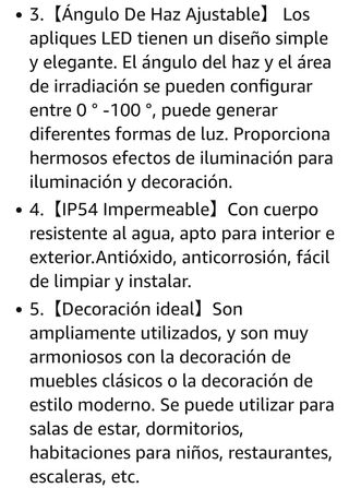 SÚPER REBAJAS!! Apliques pared  sensor movimiento