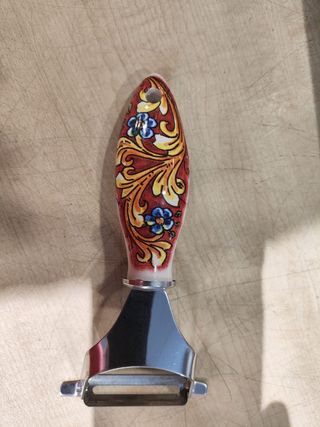 Pelapatate in ceramica e acciaio inox,