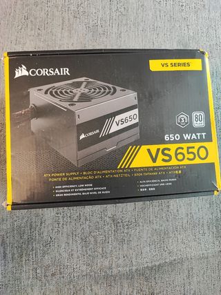 Fuente alimentación Corsair VS650 80 Plus