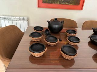 VAJILLA ARTESANAL HECHA A MANO DE COLOMBIA