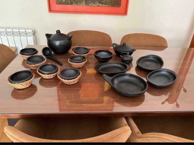 VAJILLA ARTESANAL HECHA A MANO DE COLOMBIA