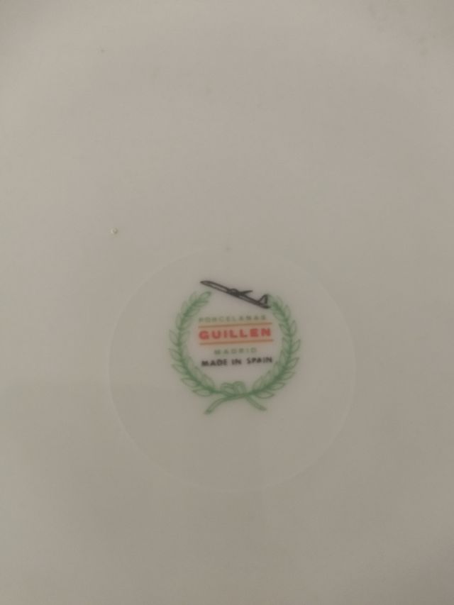 Plato Porcelana Guillén
