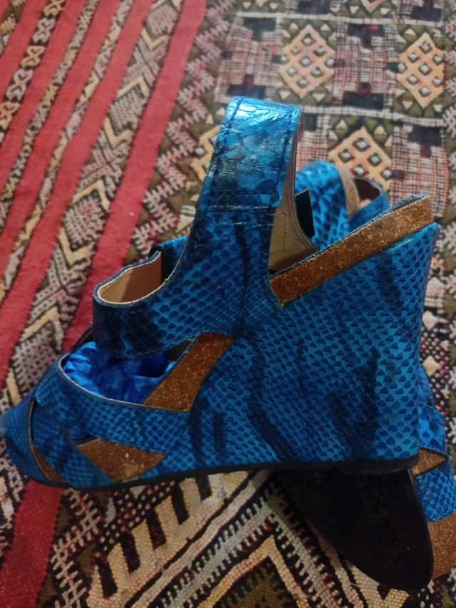 Sandalias piel cuple