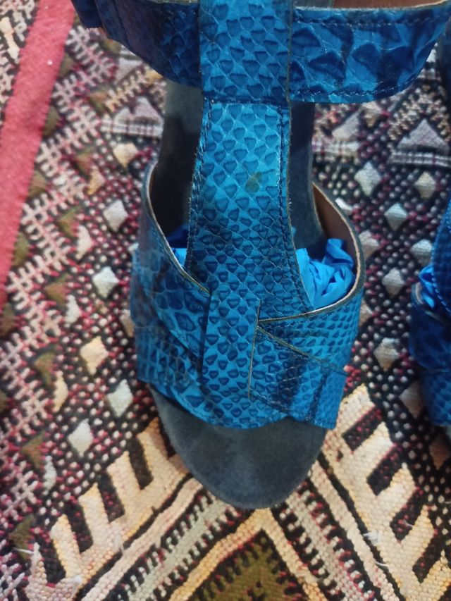 Sandalias piel cuple