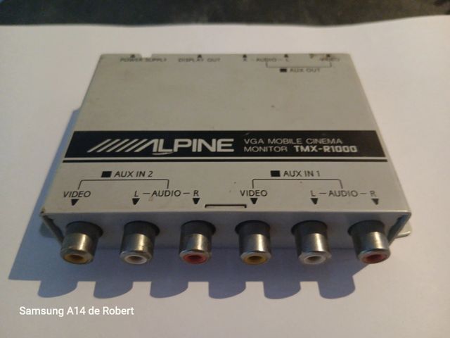 Aparato de música video para coche