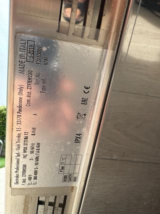 Plancha Industrial Electrica Zanussi