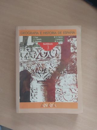 Geografía Historia España 3 BUP Anaya