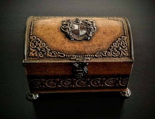 Scrigno in Latta SPERLARI, Vintage