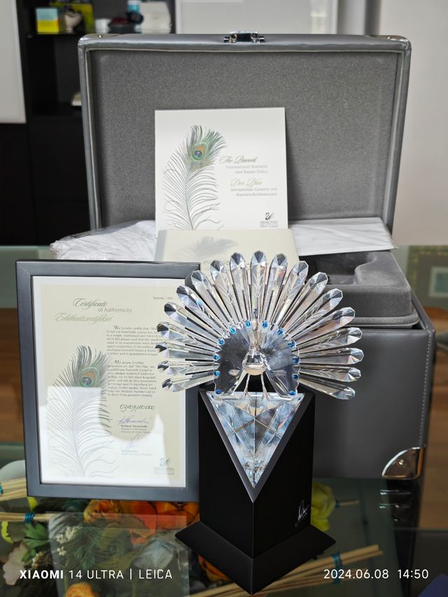 Pavone Swarovski edizione limitata 1998